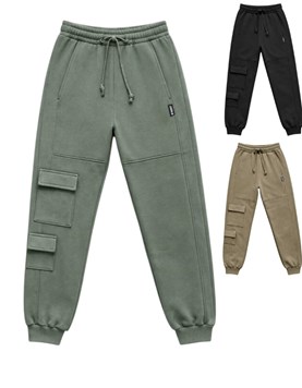 PANTALON DE FRISA CARGO PARA NENE. BABY WAY