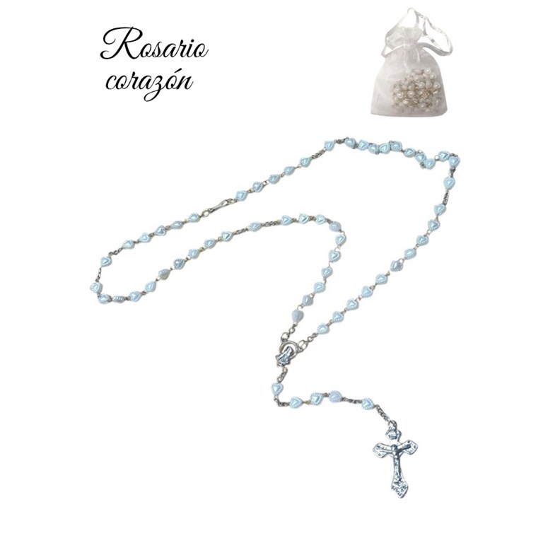 Rosario corazon comunion.