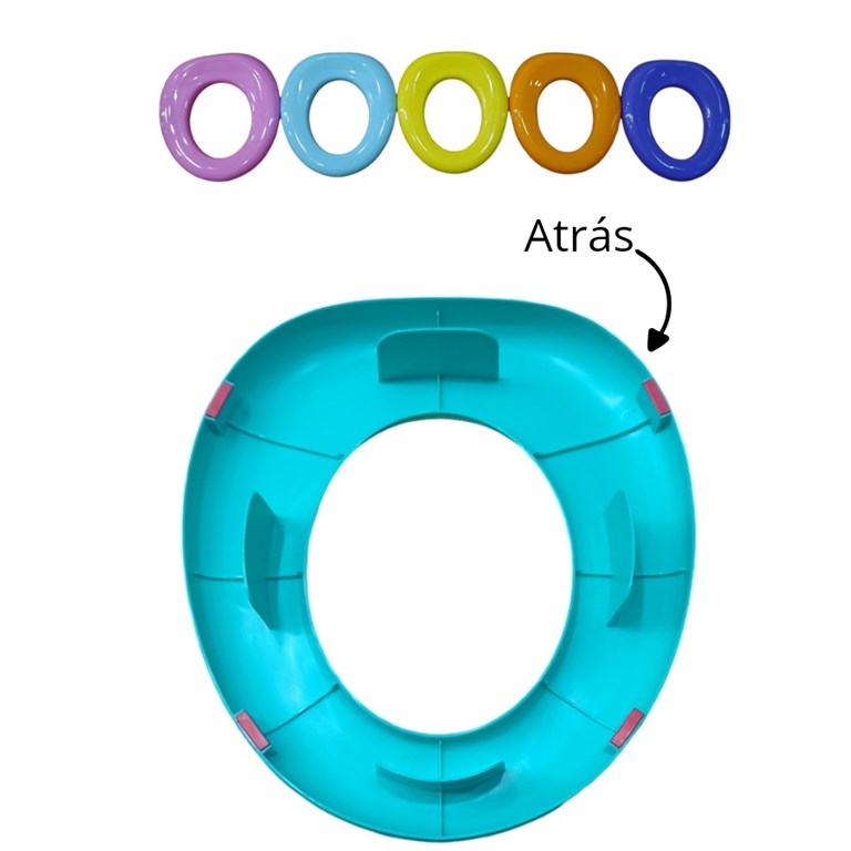 REDUCTOR DE INODORO ADAPTADOR UNIVERSAL COLORES VARIOS