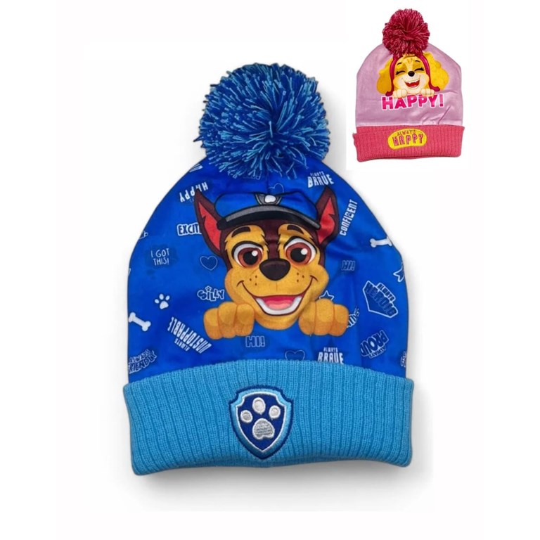 GORRO PAW PATROL C/POMPON INVIERNO DISNEY
