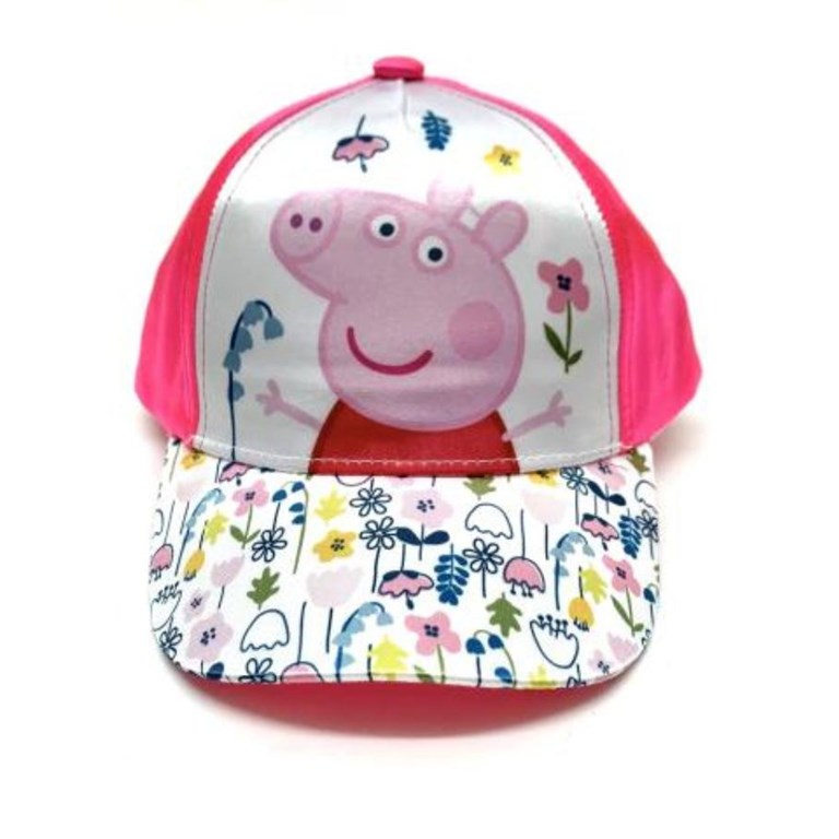 PEP1110 GORRO CON VISERA NENA ESTAMPADO PEPPA PIG DISNEY