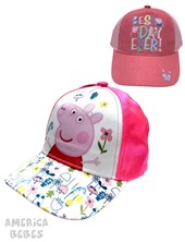 PEP1110 GORRO CON VISERA NENA ESTAMPADO PEPPA PIG DISNEY