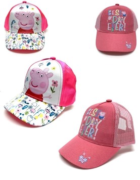 PEP1110 GORRO CON VISERA NENA ESTAMPADO PEPPA PIG DISNEY