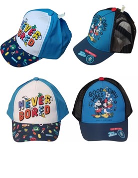 DIS6238 GORRO CON VISERA PARA NIÑOS MICKEY Y AMIGOS DISNEY