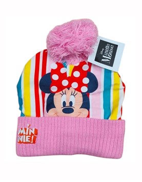gorro minnie con pompon disney