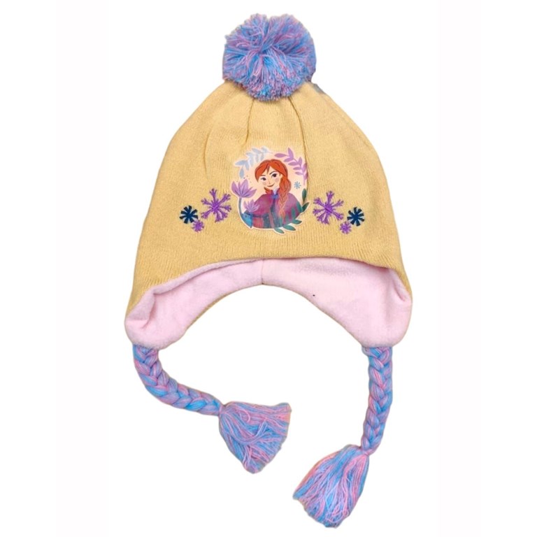 gorro frozen con trenzas disney
