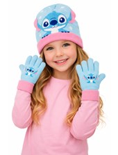 SET INFANTIL GORRO Y GUANTES LILO & STITCH. DISNEY