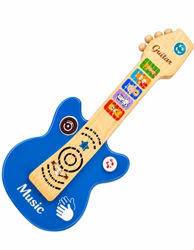 JB13 GUITARRA  MUSICAL INTERACTIVA, REPRODUCE SONIDOS Y MELODIAS. LOVE