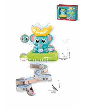 BX55 - TOBOGAN ELEFANTE PARA BAÑERA, CON SOPAPA PARA PARED. 24 PIEZAS. LOVE