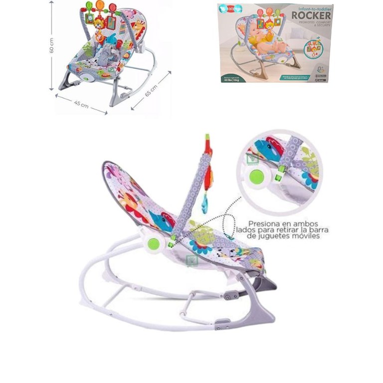 MC02 SILLA MECEDORA CON VIBRACIÓN Y MÚSICA. LOVE
