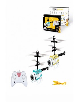 HE02 - HELICOPTERO ELECTRICO DE JUGUETE, SENSOR, BATERIA RECARGABLE (USB). LOVE