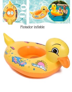 IN10 - SALVAVIDAS INFANTIL PATO 75CM. A partir de 10 meses. LOVE