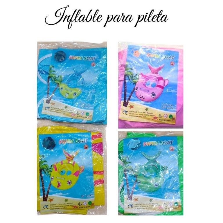 IN25 INFLABLE PARA  PILETA PEZ. LOVE