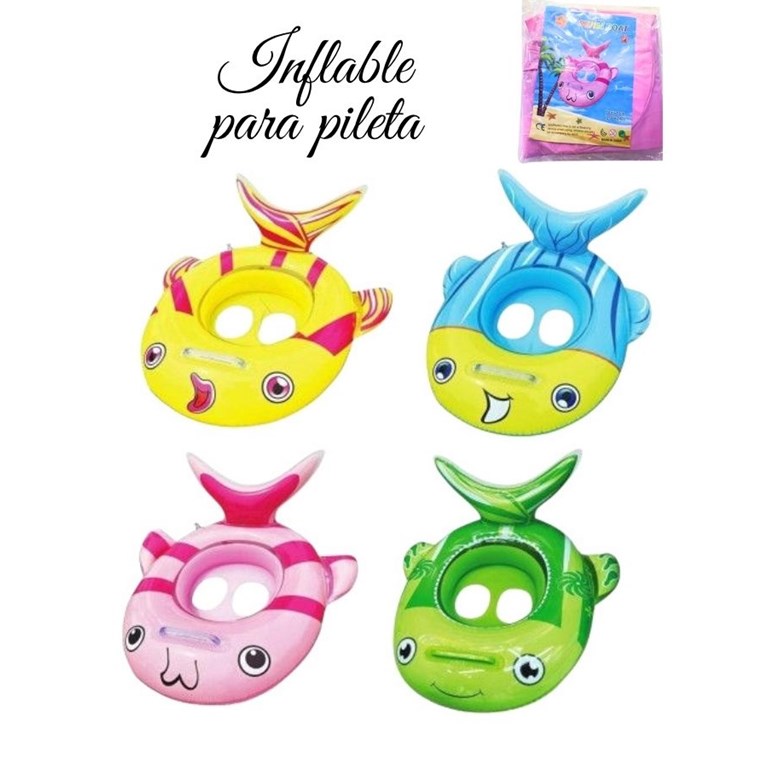 IN25 INFLABLE PARA  PILETA PEZ. LOVE