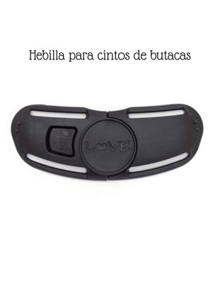 HEBILLA SUJETADOR DE CINTO DE HOMBROS PARA AUTO. LOVE