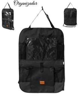 ORGANIZADOR AUTO ASIENTO PORTA TABLET IPAD CELULAR BOTELLA. LOVE