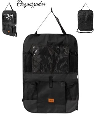 ORGANIZADOR AUTO ASIENTO PORTA TABLET IPAD CELULAR BOTELLA. LOVE
