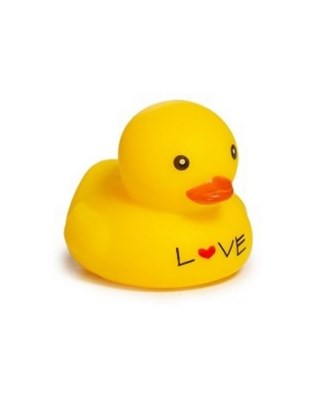 PATO DE BAÑO. Patito de goma para el agua. Con sonido al apretarlos. Material seguro y resistente: Sin BPA y Ftalatos. LOVE
