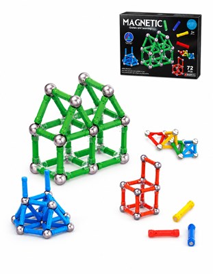 MG03 PALITOS MAGNETICOS 72 PIEZAS PARA NIÑOS. LOVE