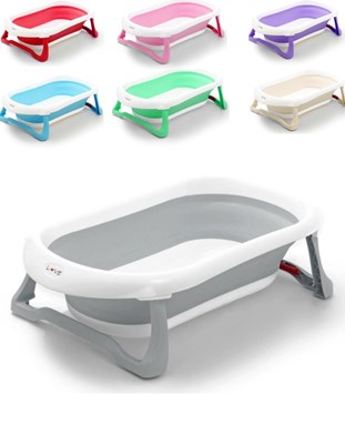 Bañera B330 plegable ultra compacta. Reclinado con traba de seguridad, manija, tapón de desagote y encastre para duchador. Patas antideslizantes. Industria argentina. Capacidad 24L. Peso 1,4 kg. Medidas: 72×44×23 cm (abierta) / 72×44×8 cm (cerrada).. LOVE