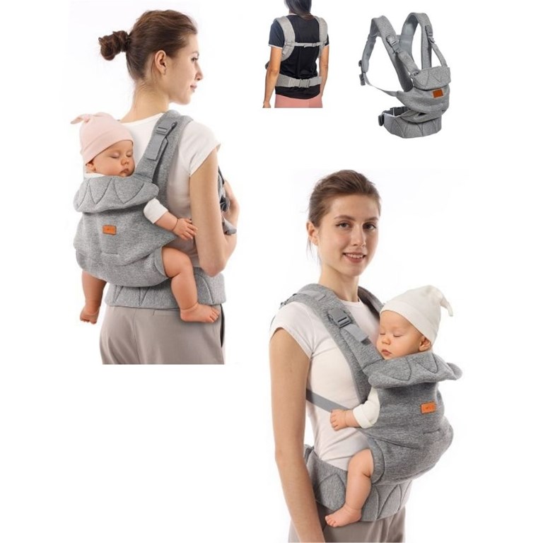 MOCHILA PORTA BEBE 3 en 1. Desde recién nacido hasta los 12 kg. La podes usar mirando hacia adentro Y  fuera (desde los 6 meses) y en la espalda. Es una tela liviana y acolchada. LOVE