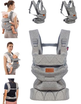 MOCHILA PORTA BEBE 3 en 1. Desde recién nacido hasta los 12 kg. La podes usar mirando hacia adentro Y fuera (desde los 6 meses) y en la espalda. Es una tela liviana y acolchada. LOVE