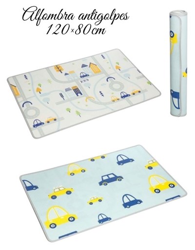 ALFOMBRA ANTIGOLPES XPE ENRROLLABLE 120X80X0.5. LOVE
