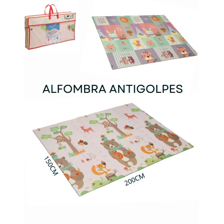 ALFOMBRA ANTIGOLPES 2.00X1.5X 0.8. LOVE