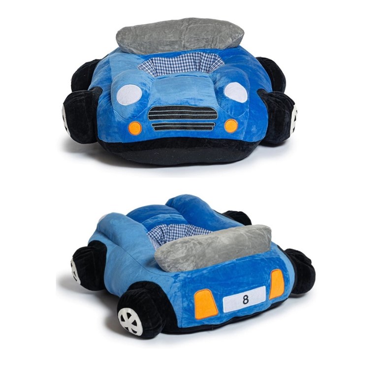 SILLON ENTRE PIERNAS AUTO.Relleno de vellon . medida 60x65x25. LOVE