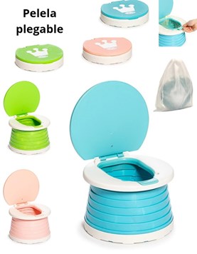 Pelela plegable telescópica, compacta y portátil. Base antideslizante para mayor estabilidad y seguridad. Love