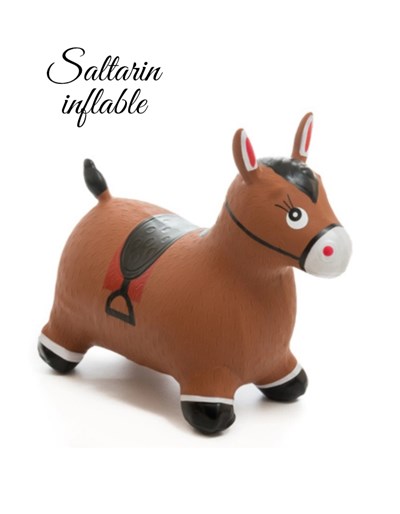 SALTARÍN INFLABLE CABALLO. SOPORTA HASTA 50 KG. LOVE