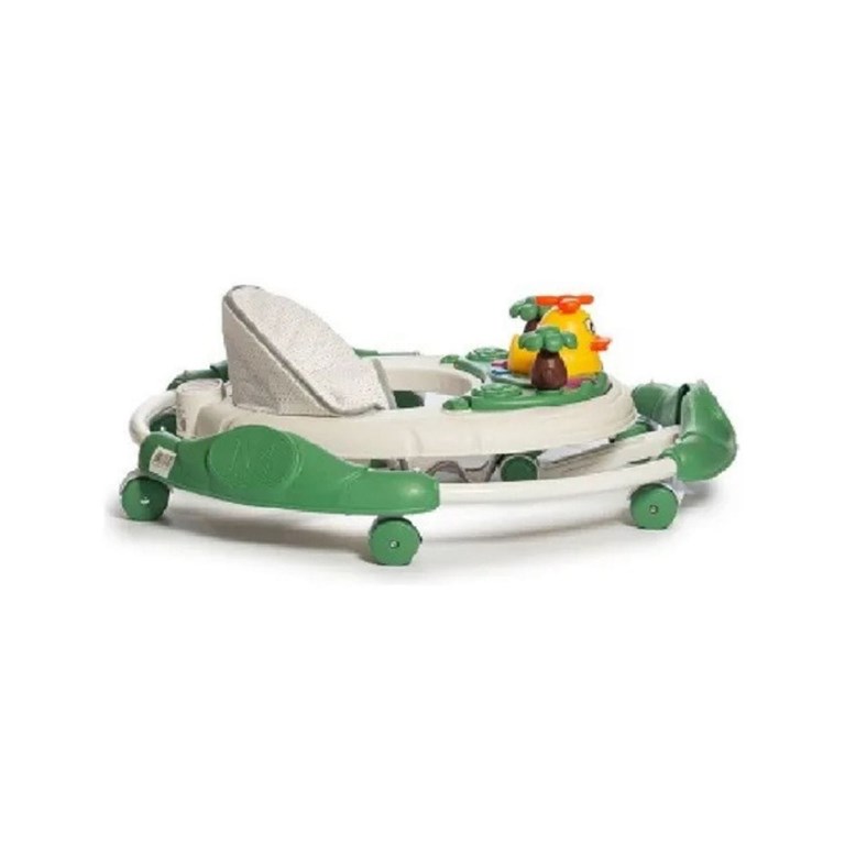 Andador musical con plegado compacto sencillo, 4 posiciones de asiento y 2 de altura.Love