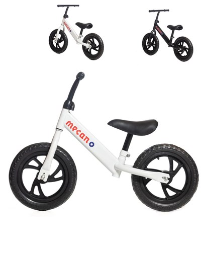 Camicleta • Apto de 2 a 5 años. • Capacidad máxima: 30kg. • Ideal para que el niño/a desarrolle el equilibrio. • Ruedas de plástico (no se pinchan) y asiento regulable. • Ultra liviana: 2,3kg. • Medid