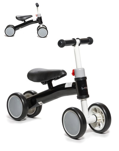 Patacleta Camicleta • Para aprender a balancearse y luego usar la bicicleta o camicleta. • Fortalece las piernas de los más chicos. • Las 4 ruedas permiten que se mantenga parado solo. • Asiento regul