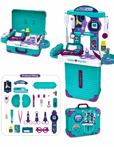 VALIJA SALA DE DOCTOR CON ACCESORIOS. LOVE