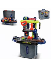 VALIJA HERRAMIENTAS DE TRABAJO. 2 EN 1. DOS FORMAS DE ENSAMBLAR Y JUGAR. LOVE