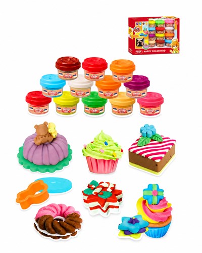 SET DE MASA DE COLORES PASTELERIA. LOVE