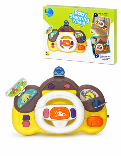 FP81 TABLERO PARA AUTO INFANTIL CON LUZ Y SONIDO. LOVE