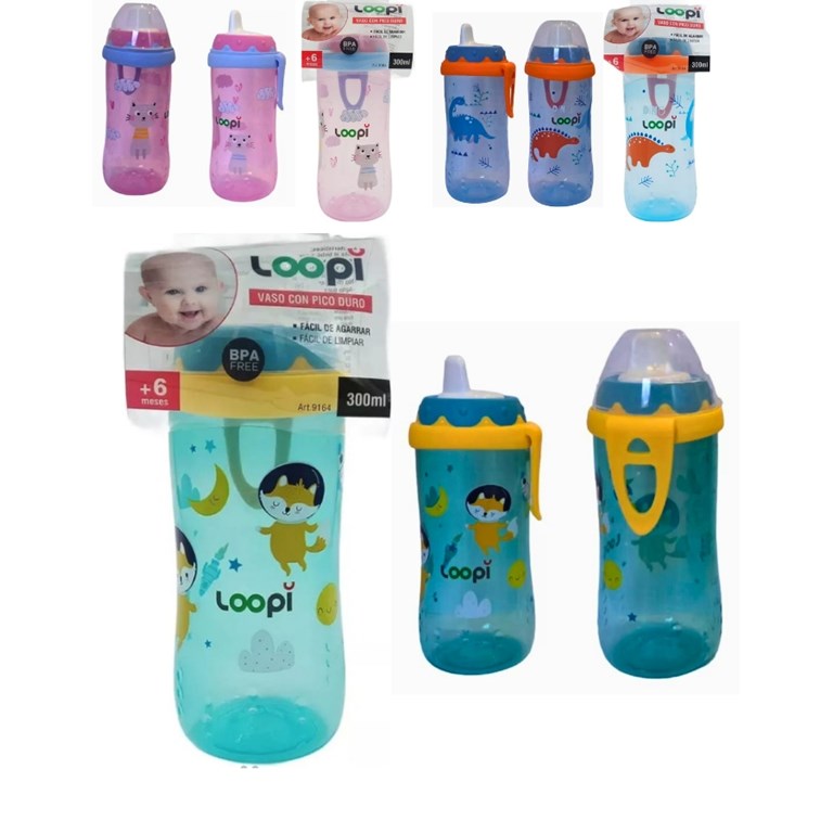 Vaso con pico duro300 ml. Love