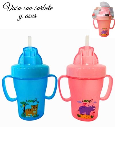 VASO CON SORBETE DE SILICONA 300 ML. LOVE