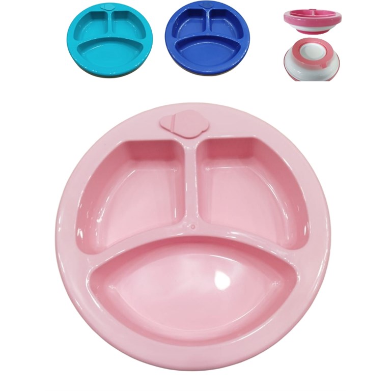Plato termico con sopapa varios colores. Love