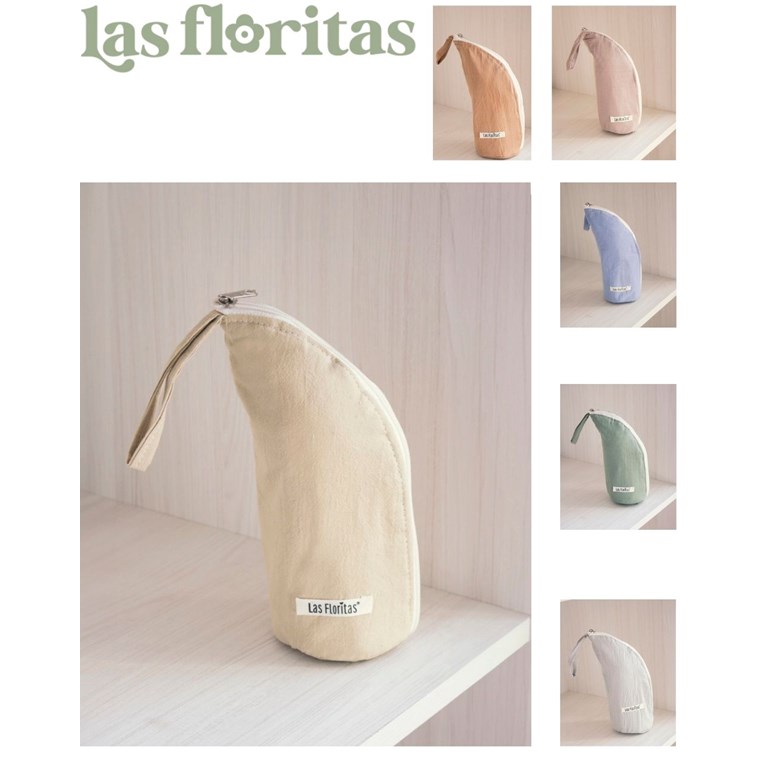 PM01T PORTA MAMADERA  TERMICA LISA TUSSOR. LAS FLORITAS
