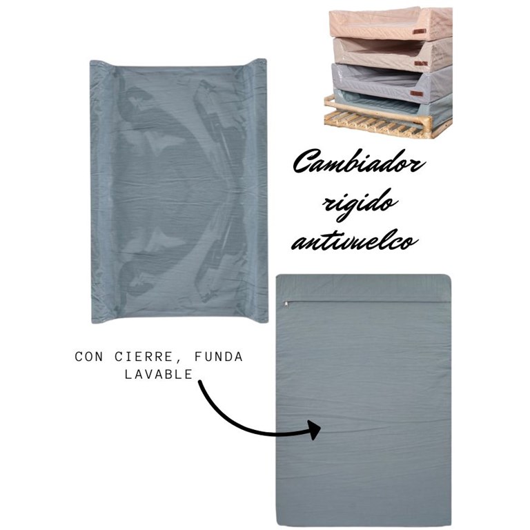 ART.TC05 CAMBIADOR RIGIDO ANTIVUELCO LISOS. LAS FLORITAS