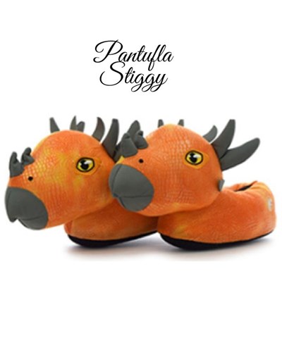 Pantufla Stiggy Naranja importada. Talles: (MK=26/27 - 16.5cm) (XLK=30/31 - 20cm). Universal