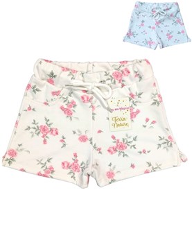 SHORT NENA RUSTICO FLOREADO TERRA NATURE