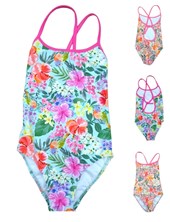 Malla entera estampada con flores para nena.Terra Nature
