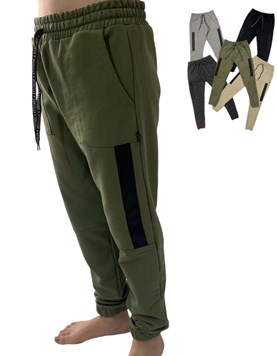 PANTALON JOGGER NENE RUSTICO CON CINTA. COMPACTO