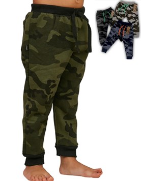 PANTALON JOGGER BEBE RUSTICO CAMUFLADO. COMPACTO