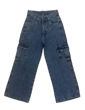 PANTALON DE JEAN NENA LEG CARGO COMPACTO