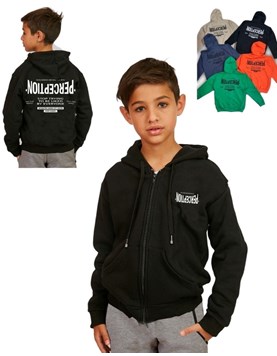 Campera de nene rustica perceptio doble estampa. Compacto